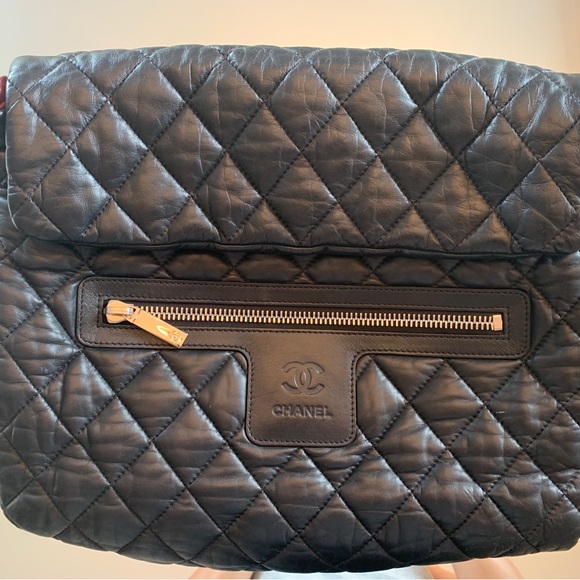 Authentic Chanel backpack black leather - Picture 5 of 15